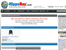 Tablet Screenshot of hippobay.com